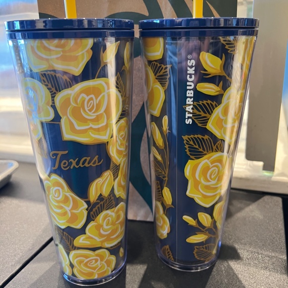 Starbucks Other - NWT Starbucks Yellow Rose of TEXAS Tumbler Mug Venti size 24oz Local series 2019